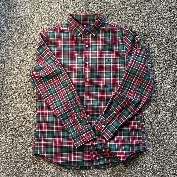 Vineyard Vines Performance Slim Fit Tucker Shirt - Picture 1 of 2